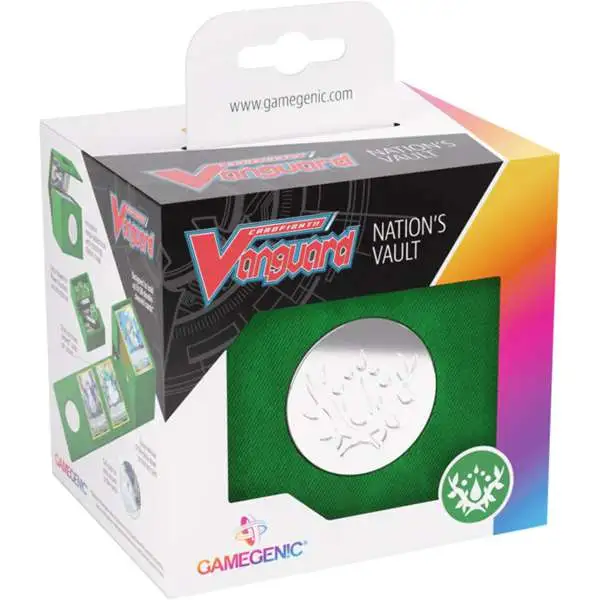 Game Genic Nation's Vault Deck Box [Stoicheia - Green]