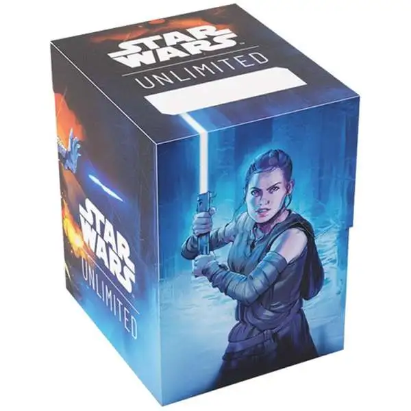 Star Wars: Unlimited Trading Card Game Official Accessory Rey & Kylo Soft Crate Deck Box