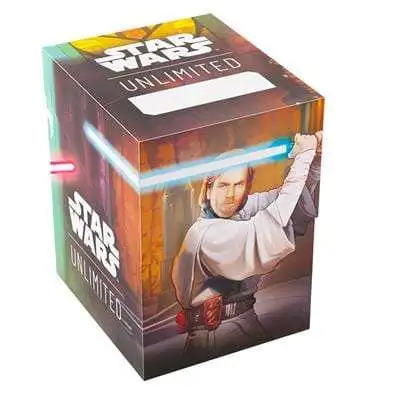 Star Wars: Unlimited Trading Card Game Official Accessory Obi-Wan Kenobi & Darth Maul Soft Crate Deck Box