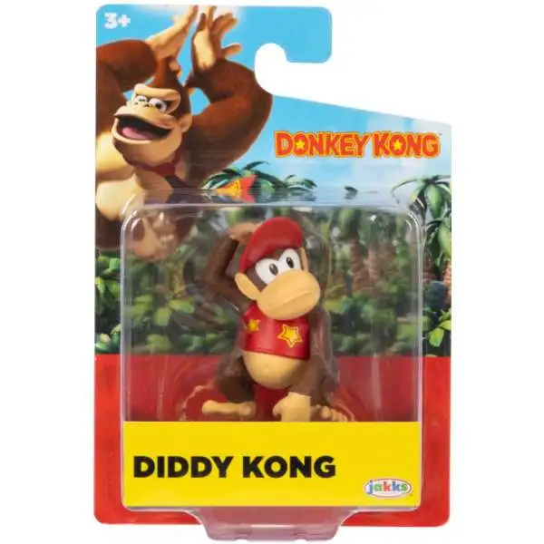 World of Nintendo Donkey Kong Diddy Kong Action Figure