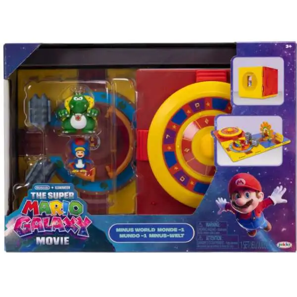 World of Nintendo Super Mario Galaxy Movie Minus World Diorama Set [Exclusive Wart & Penguin Toad Figures]