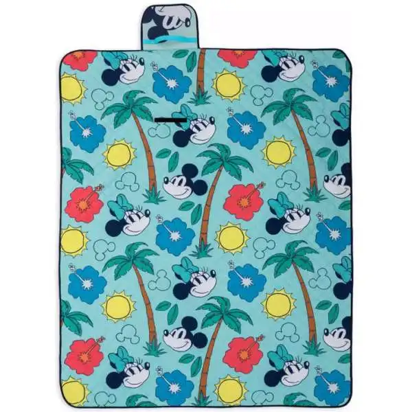 Disney Mickey & Minnie Mouse Picnic Blanket [with Handle]