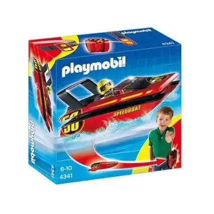 Playmobil Transport Carry Along Speedboat Set #4341