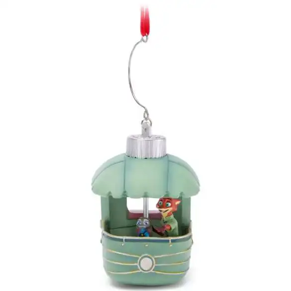 Disney Zootopia 2 Judy Hopps and Nick Wilde Gondola Light-Up Living Magic Sketchbook Exclusive Ornament