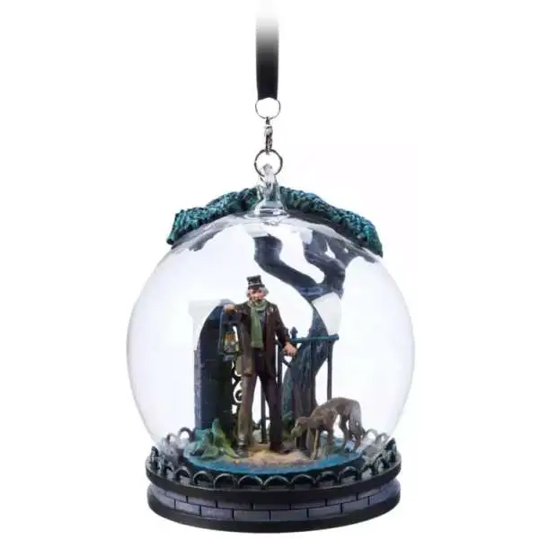 Disney The Haunted Mansion Caretaker & Dog Exclusive Living Magic Sketchbook Ornament