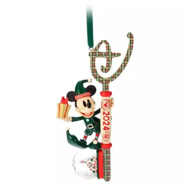 Disney 2024 Holiday Mickey Mouse Exclusive Sketchbook Ornament [Elf Clothes]