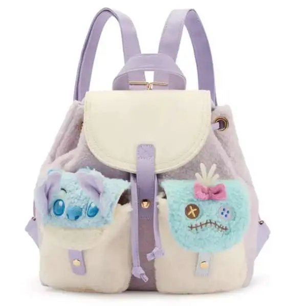 Disney Lilo & Stitch Stitch and Scrump Polar Fleece Mini Backpack