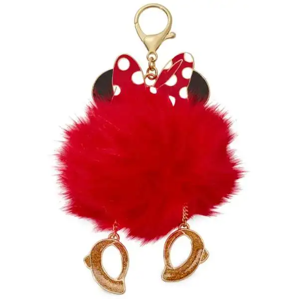 Disney Minnie Mouse Pom Pom Flair Exclusive Bag Charm