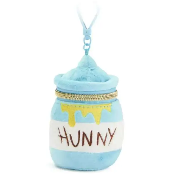 Disney Winnie the Pooh ''Hunny'' Pot Exclusive Plush Coin Purse Bag Charm
