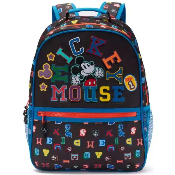 Disney Mickey Mouse Letters Exclusive Backpack