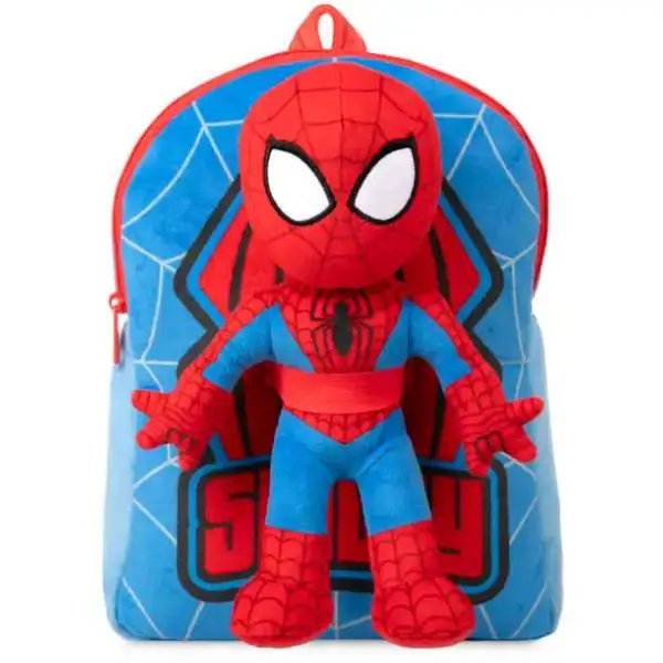 Disney Marvel Spider-Man Exclusive 12-Inch Backpack & Plush Set