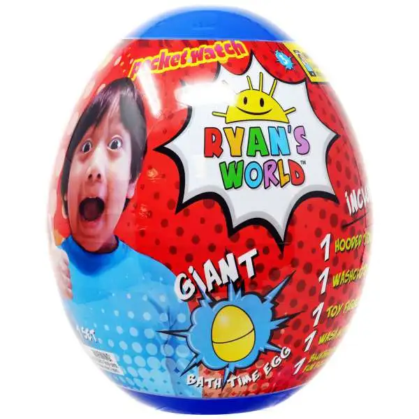 Ryan's World Giant Bath Time Egg Mystery Surprise [Blue]