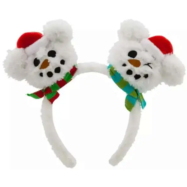 Disney 2025 Holiday Mickey Mouse Snowman Exclusive Headband for Adults