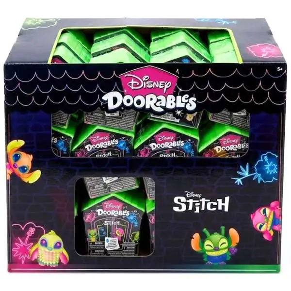 Disney Doorables Blacklight Series Stitch 5.5-Inch Mystery Pack [1 RANDOM Figure] (Pre-Order ships September)