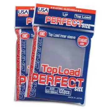 KMC Top Load Perfect Fit Card Sleeve [Standard Size Inner Sleeve ]