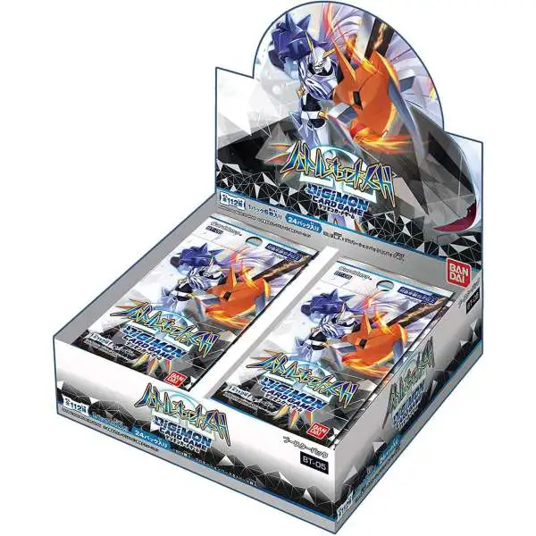 Digimon Trading Card Game Battle of Omni Booster Box BT05 [JAPANESE, 24 Packs]