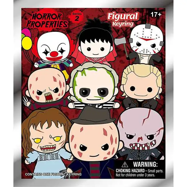 3D Figural Keyring Horror Series 2 Mystery Pack [1 RANDOM Figure]