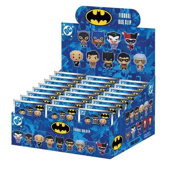 DC 3D Figural Foam Bag Clip Batman the Animated Series 1 Mystery Box [24 Packs] (Pre-Order ships July)