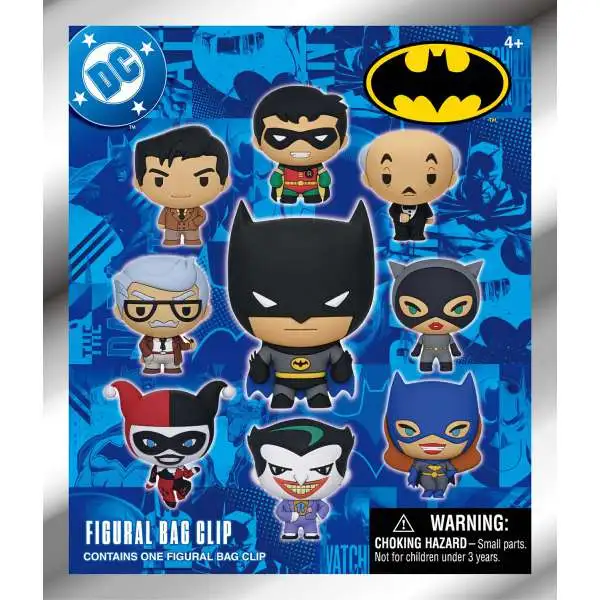 DC 3D Figural Foam Bag Clip Batman the Animated Series 1 Mystery Pack [1 RANDOM Figure] (Pre-Order ships July)
