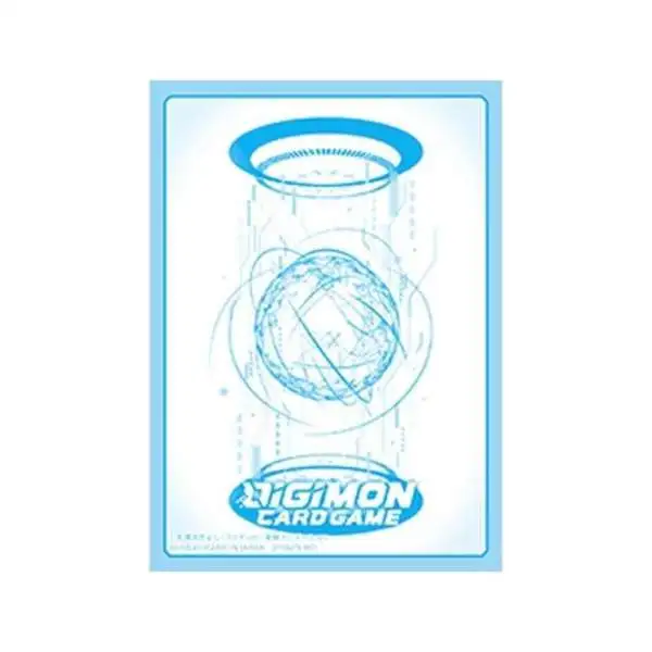 Digimon CG Official Card Sleeve 2024 Ver.1.0 [White - Blue]