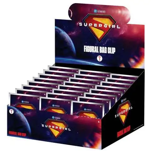 DC 3D Figural Foam Bag Clip Supergirl Series 1 Mystery Box [24 Packs] (Pre-Order ships September)