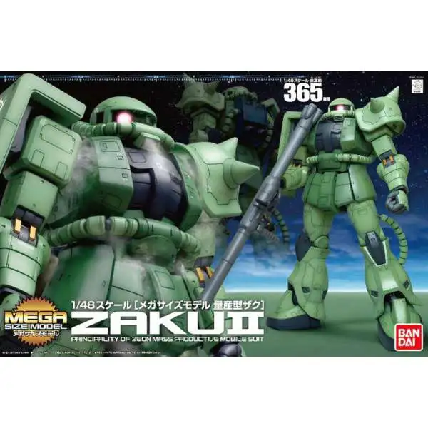 Gundam Mega Size MS-06 Zaku II 1/48 Model Kit