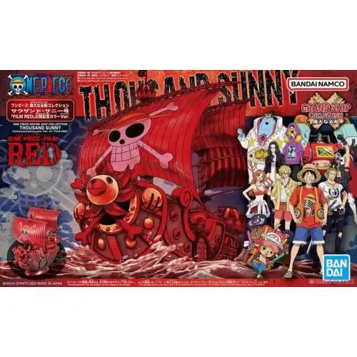 One Piece Grand Ship Collection Thousand Sunny Collectible Figure [Commemorative Color Version of "Film Red"]