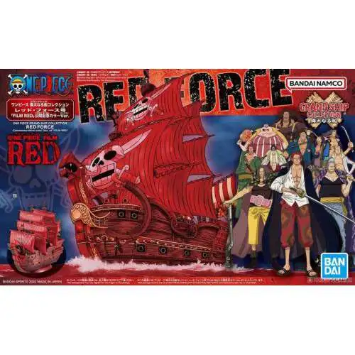 One Piece Grand Ship Collection Red Force Collectible Figure [Commemorative Color Version of "Film Red"]