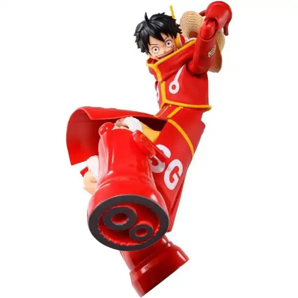 Tamashii Nations One Piece S.H.Figuarts Monkey D. Luffy 5.9-Inch Collectible Figure [-Future Island Egghead-]