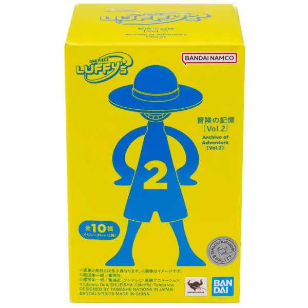Tamashii Nations One Piece Archive of Adventure [Vol. 2] Luffy's 3.4-Inch Mystery Pack