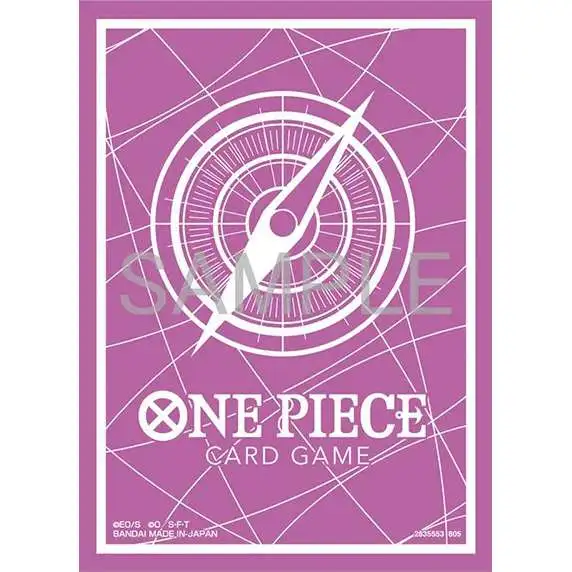 Trading Card Game Assortment 12 One Piece Logo Card Sleeves [Purple, 70 Ct.]