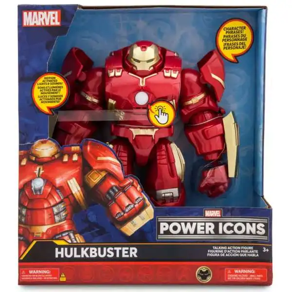 Disney Marvel Power Icons Hulkbuster Exclusive Talking Action Figure