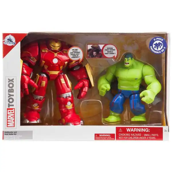 Disney Marvel Toybox Hulkbuster & Hulk Exclusive Action Figure 2-Pack Battle Set [Damaged Package]