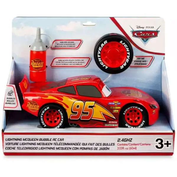 Disney / Pixar Cars Lightning McQueen Bubble RC Car Exclusive Remote Control Car