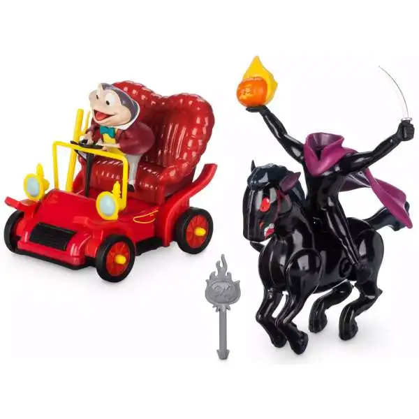 The Adventures of Ichabod and Mr. Toad Disney 100 Decades Mr. Toad Pullback & Headless Horseman Play Set