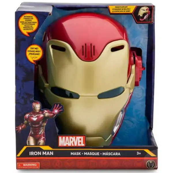 Disney Marvel Iron Man Exclusive Flip Up Mask [Authentic Character Sounds!, Damaged Package]