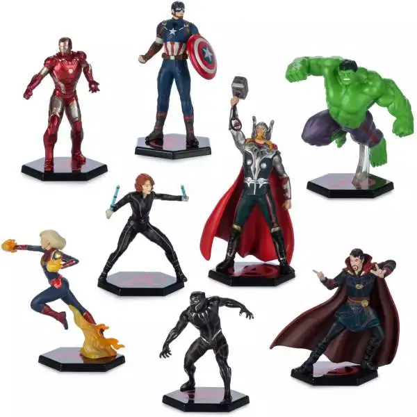 Disney Marvel Avengers Exclusive 8-Piece PVC Figure Play Set