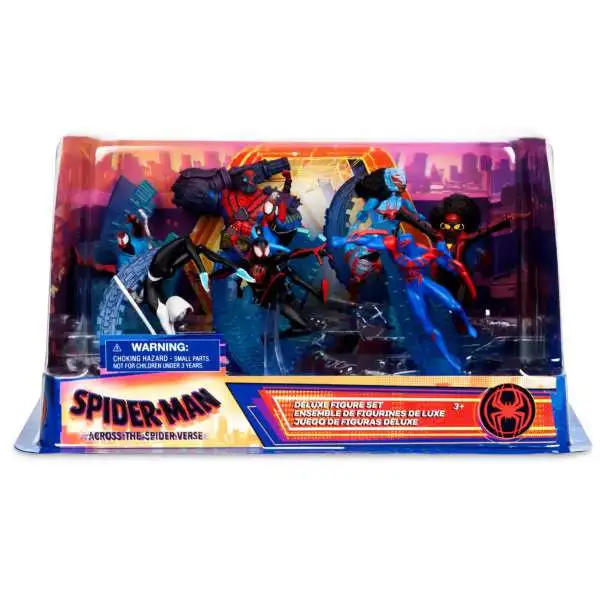 Disney Marvel Spider-Man: Across the SpiderVerse 8-Piece Deluxe PVC Figure Play Set