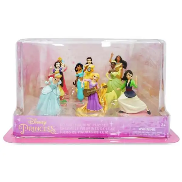 Disney Princess Deluxe 9-Piece PVC Figure Play Set