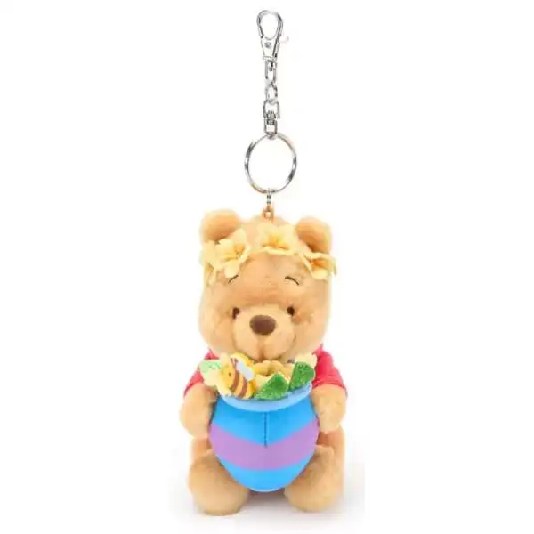 Disney Winnie the Pooh Exclusive 5.25-Inch Plush Keychain Bag Charm [with Floral Crown]