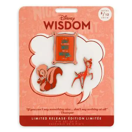 Disney Bambi Wisdom Exclusive Pin Set