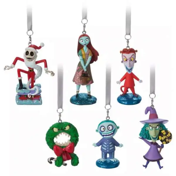 Disney The Nightmare Before Christmas 2022 NBX Exclusive 6-Piece Figural Ornament Set