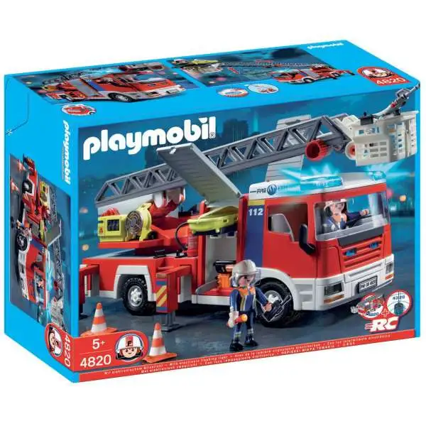 Playmobil Rescue Ladder Unit Set #4820 [Damaged Package]