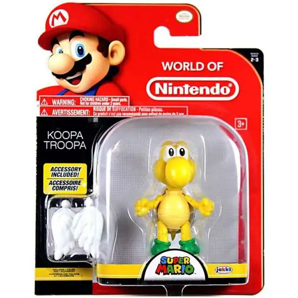World of Nintendo Wave 13 Koopa Para Troopa with Wings Action Figure [Damaged Package]
