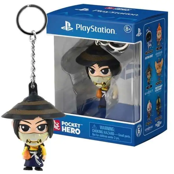 Playstation Ghost of Yotei Pocket Hero Atsu Keychain YuMe Toys