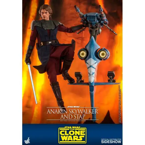 Star Wars Clone Wars Anakin Skywalker & STAP Action Figure