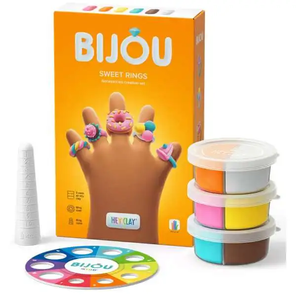 Hey Clay Bijou Sweet Rings Art Kit