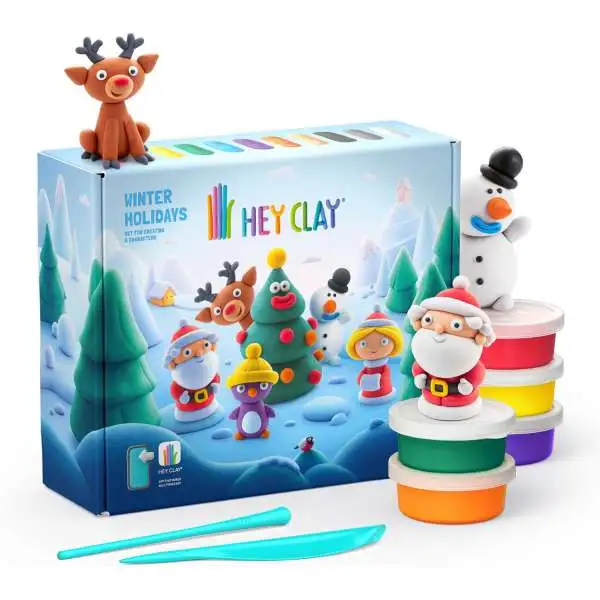 Hey Clay Winter Holidays Art Kit
