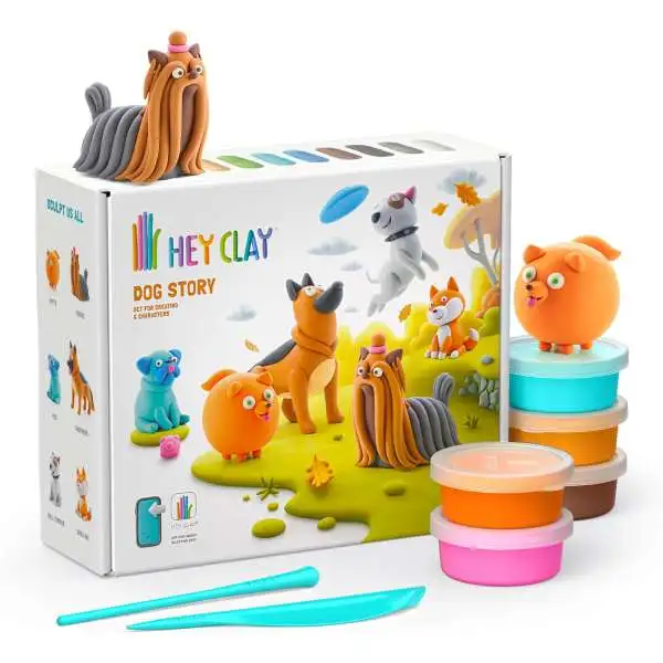 Hey Clay Dog Story Art Kit
