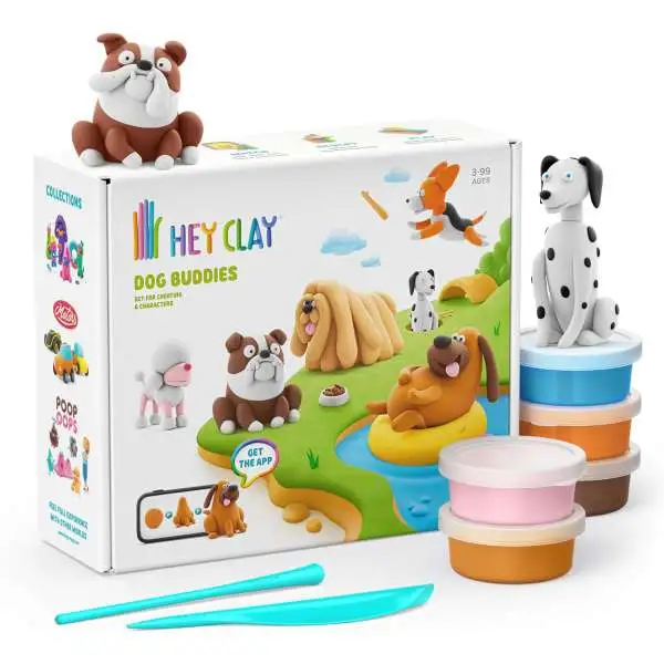 Hey Clay Dog Buddies Art Kit